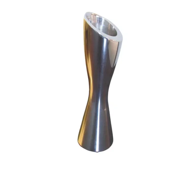 Vintage Nambe Studio 1994 Silver Alloy Bud Vase 7" - Picture 6 of 6